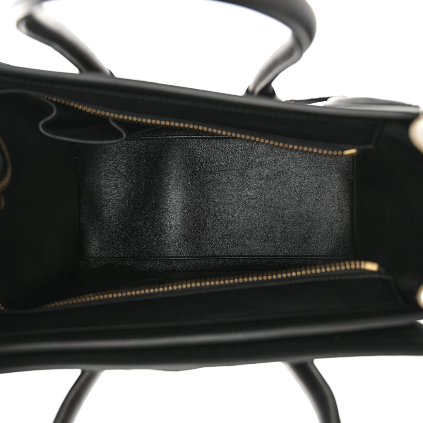 Goatskin Smooth Calfskin Micro Tri-Color Luggage Olive