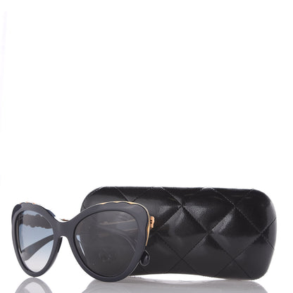 Chanel Polarized Bijou Cat Eye Sunglasses 5354 Navy 8 of 9