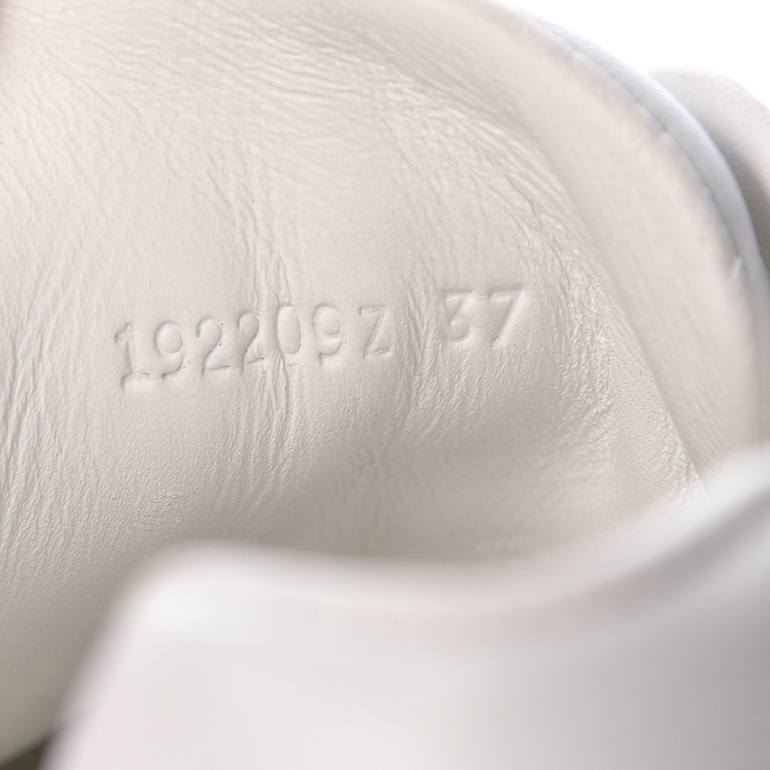 Hermes Calfskin Womens Trail Sneakers 37 White 8 of 9
