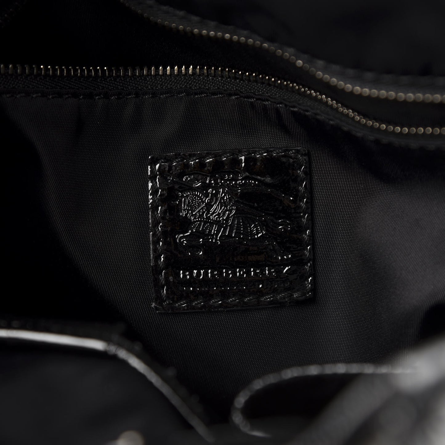 Nylon Beat Check Small Victoria Tote Black