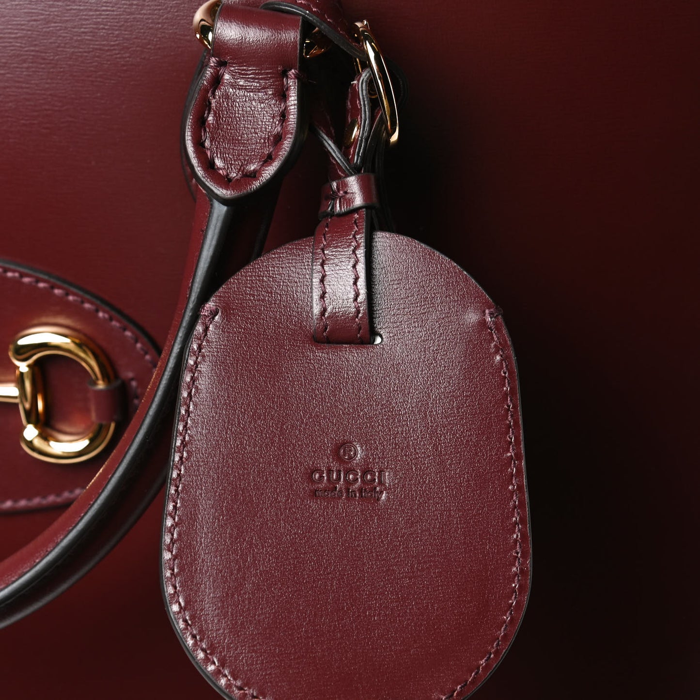 Calfskin Orgasmique Horsebit 1955 Duffle Bag Brown