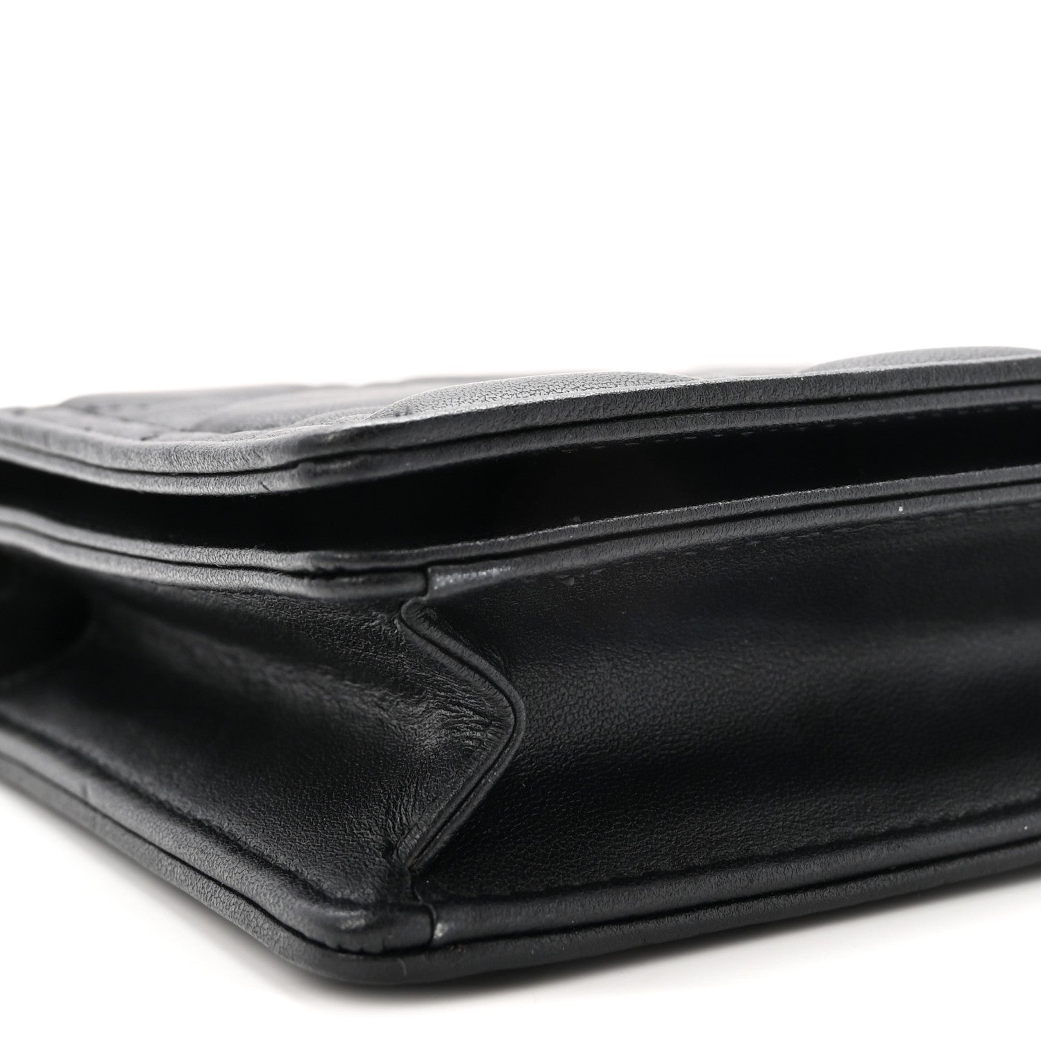 Christian Dior Lambskin Cannage Lady Dior Pouch Black 9 of 10