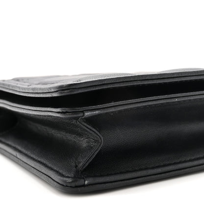 Christian Dior Lambskin Cannage Lady Dior Pouch Black 9 of 10