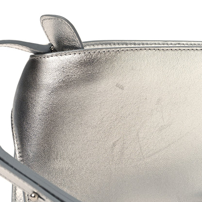 Salvatore Ferragamo Metallic Lambskin Mini Hug Crossbody Bag Argento 11 of 11