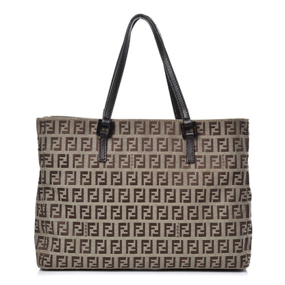 Fendi Zucchino Tote Brown 1 of 9