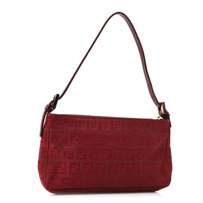Fendi Zucchino Pochette Red 3 of 9