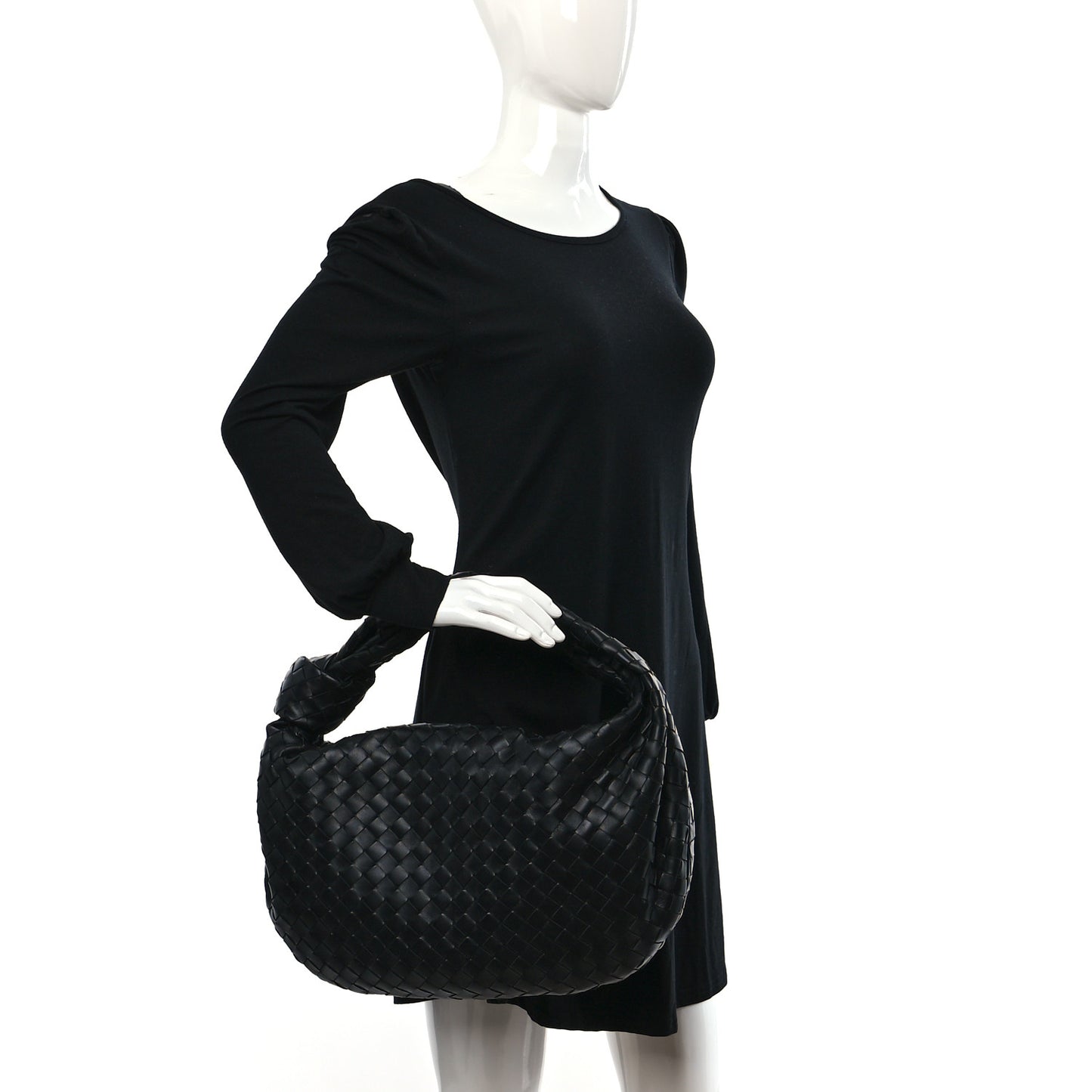 Nappa Intrecciato Small Jodie Black