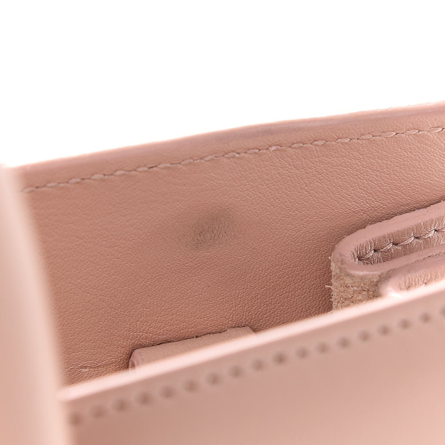 Calfskin Nano Sac De Jour Pale Pink
