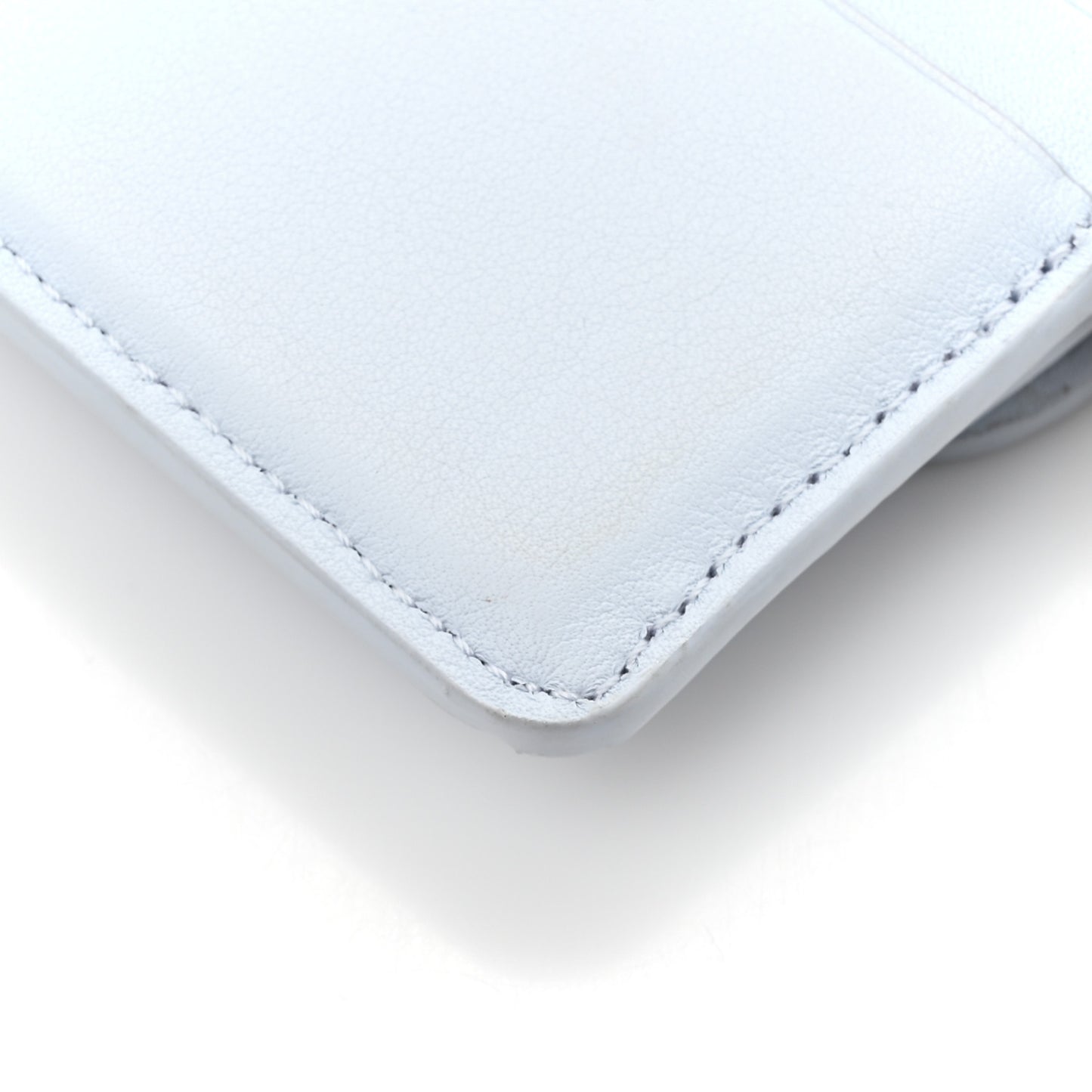 Calfskin Tiny Recto Verso Card Holder LV Bloom Azure Blue
