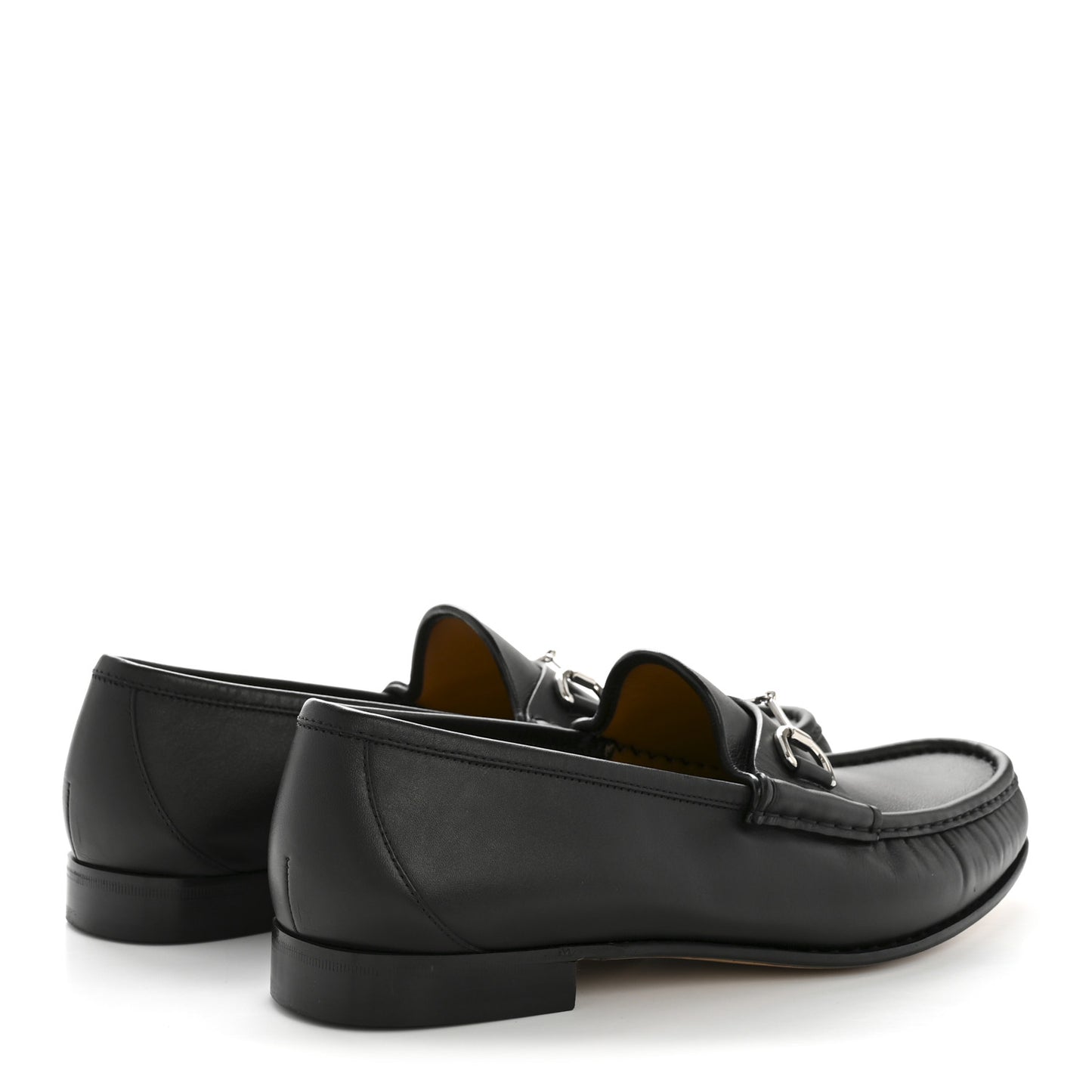 Road Calfskin Mens Horsebit Loafers 10.5 Black