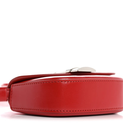 Salvatore Ferragamo Dappled Calfskin XS Fiamma Crossbody Flame Red 9 of 11