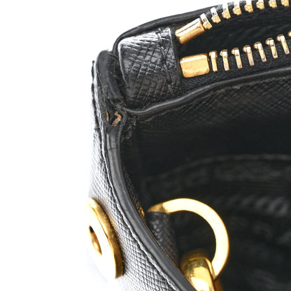 Prada Saffiano Medium Galleria Double Zip Tote Black 15 of 19