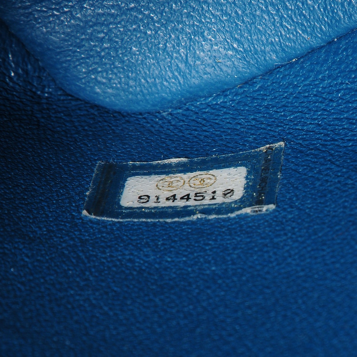 Chanel Caviar Medallion Tote Blue 6 of 7