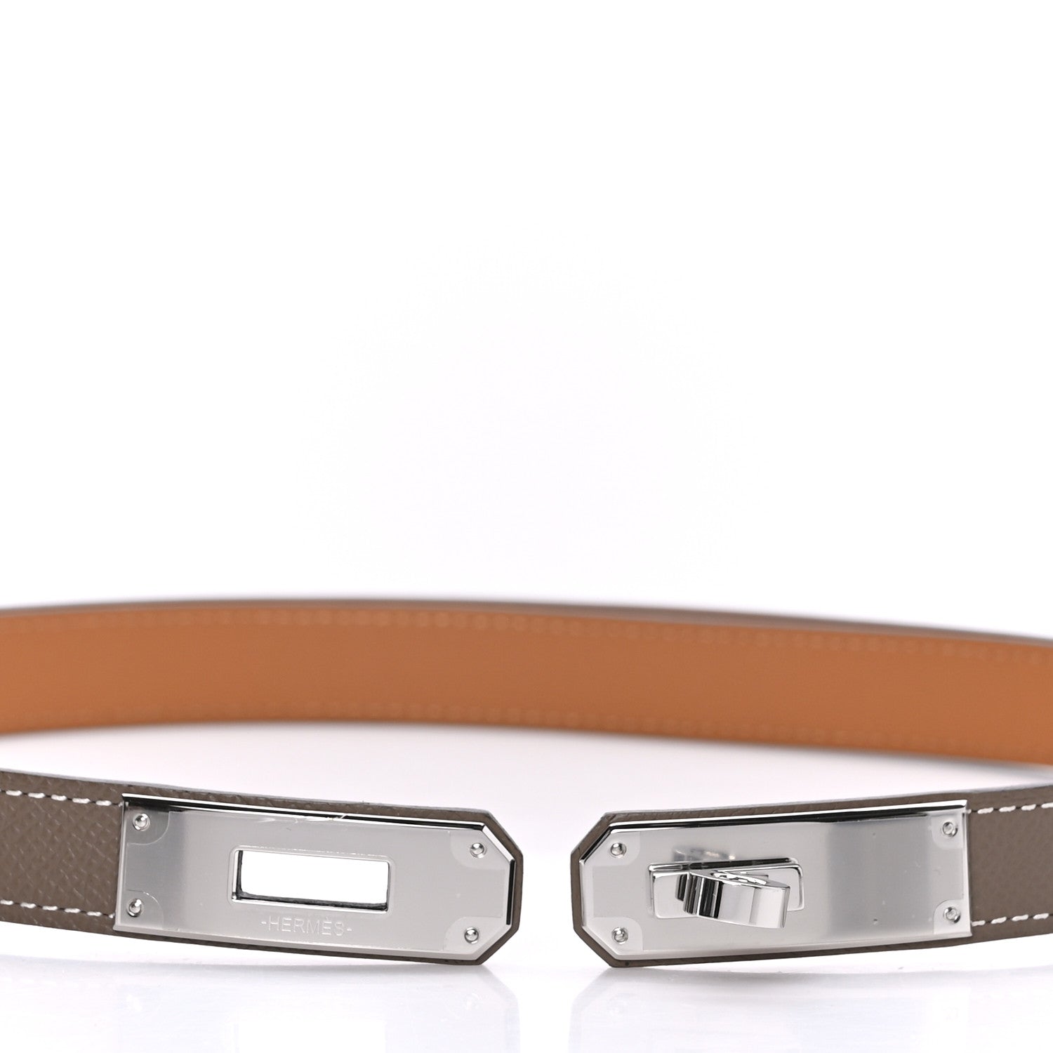 Hermes Epsom Kelly Belt Etoupe 3 of 5