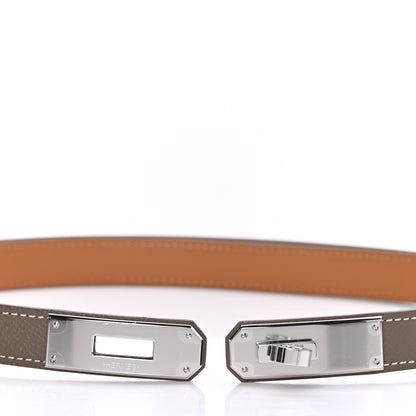 Hermes Epsom Kelly Belt Etoupe 3 of 5