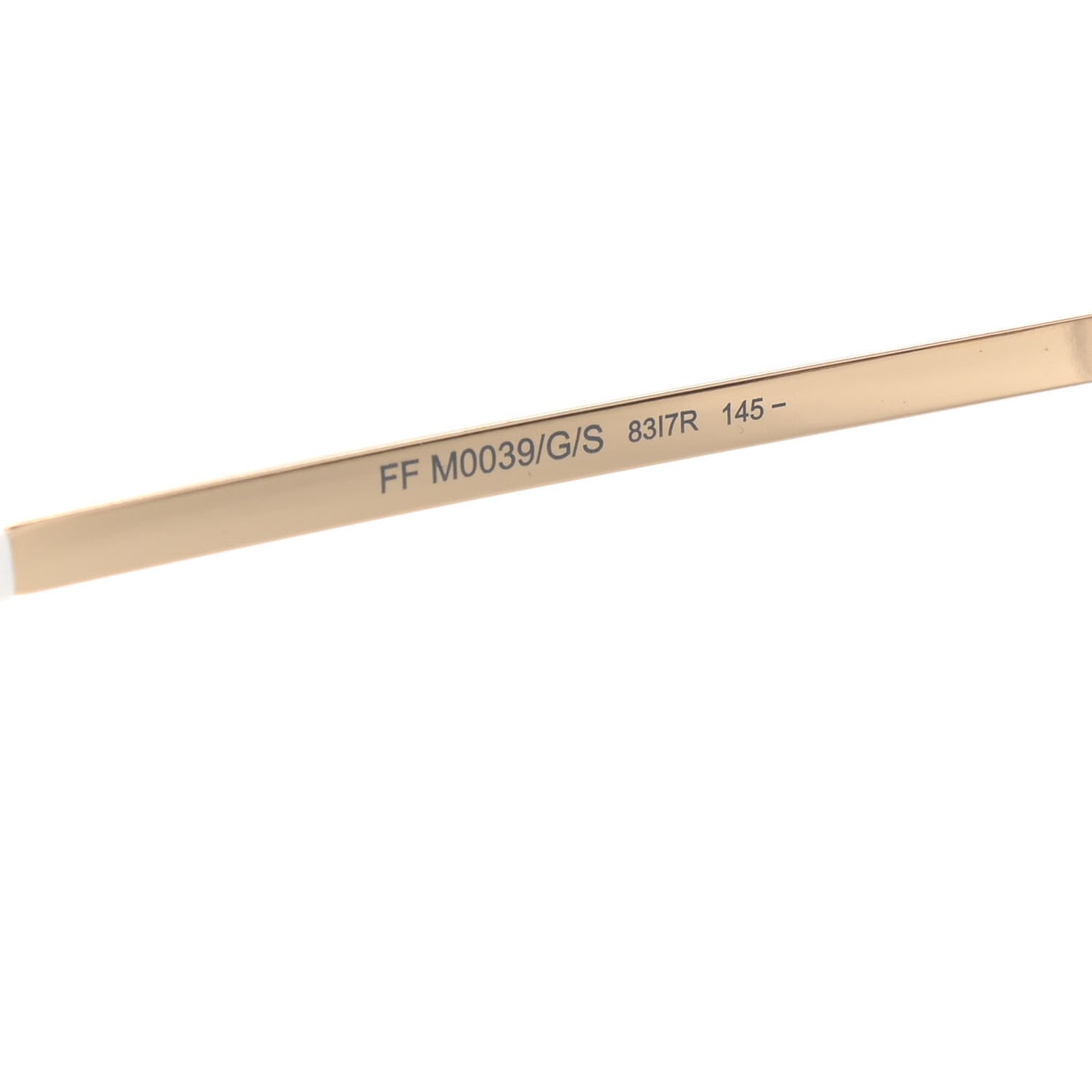 FF Fabulous Shield Sunglasses FF M0039/G/S Transparent White