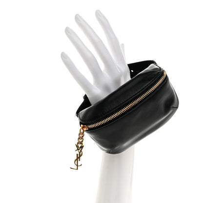 Saint Laurent Lambskin Arm Band Pouch Black 2 of 8