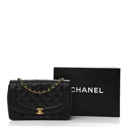 Chanel Lambskin Quilted Medium Single Flap Black 12 of 12