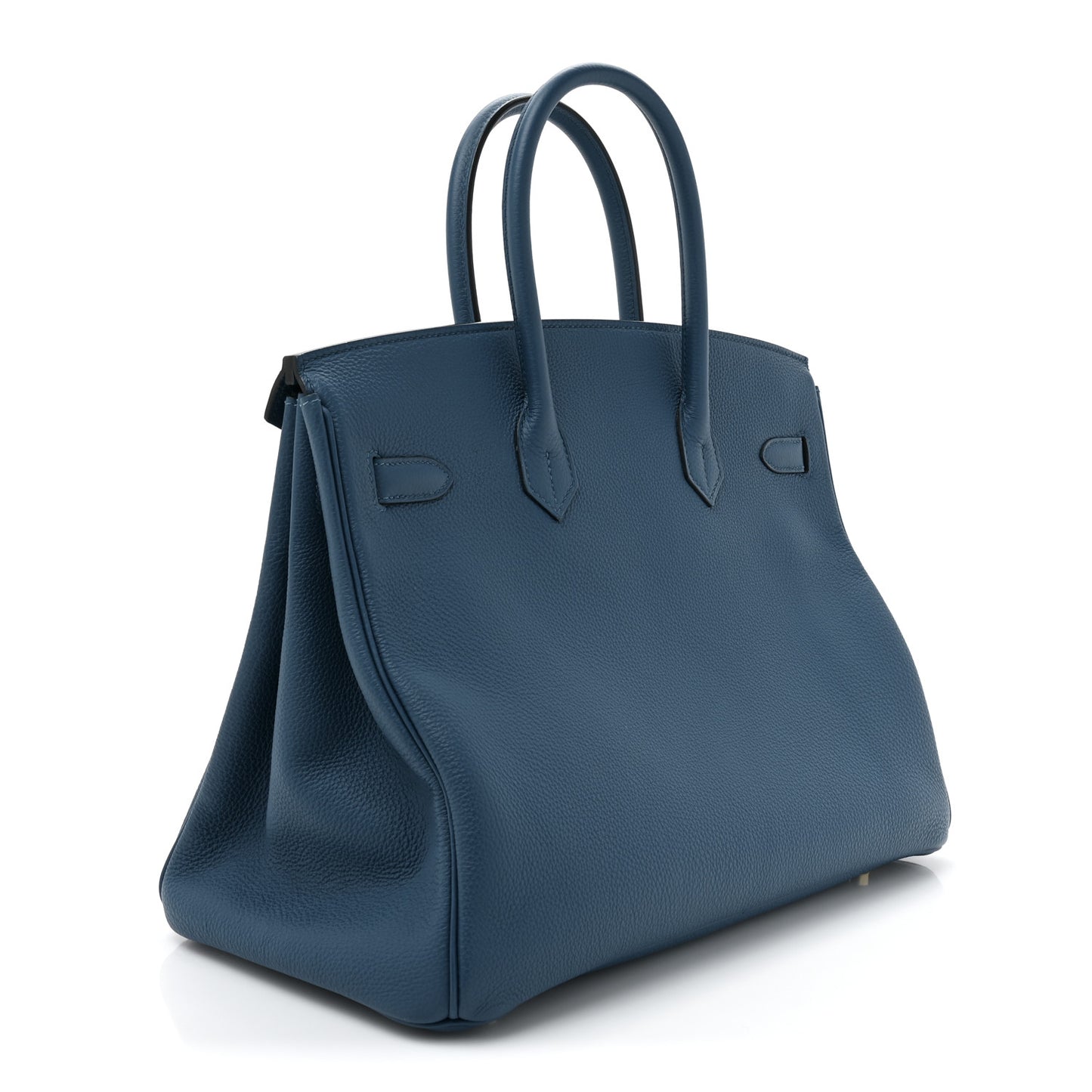 Togo Birkin 35 Bleu de Galice