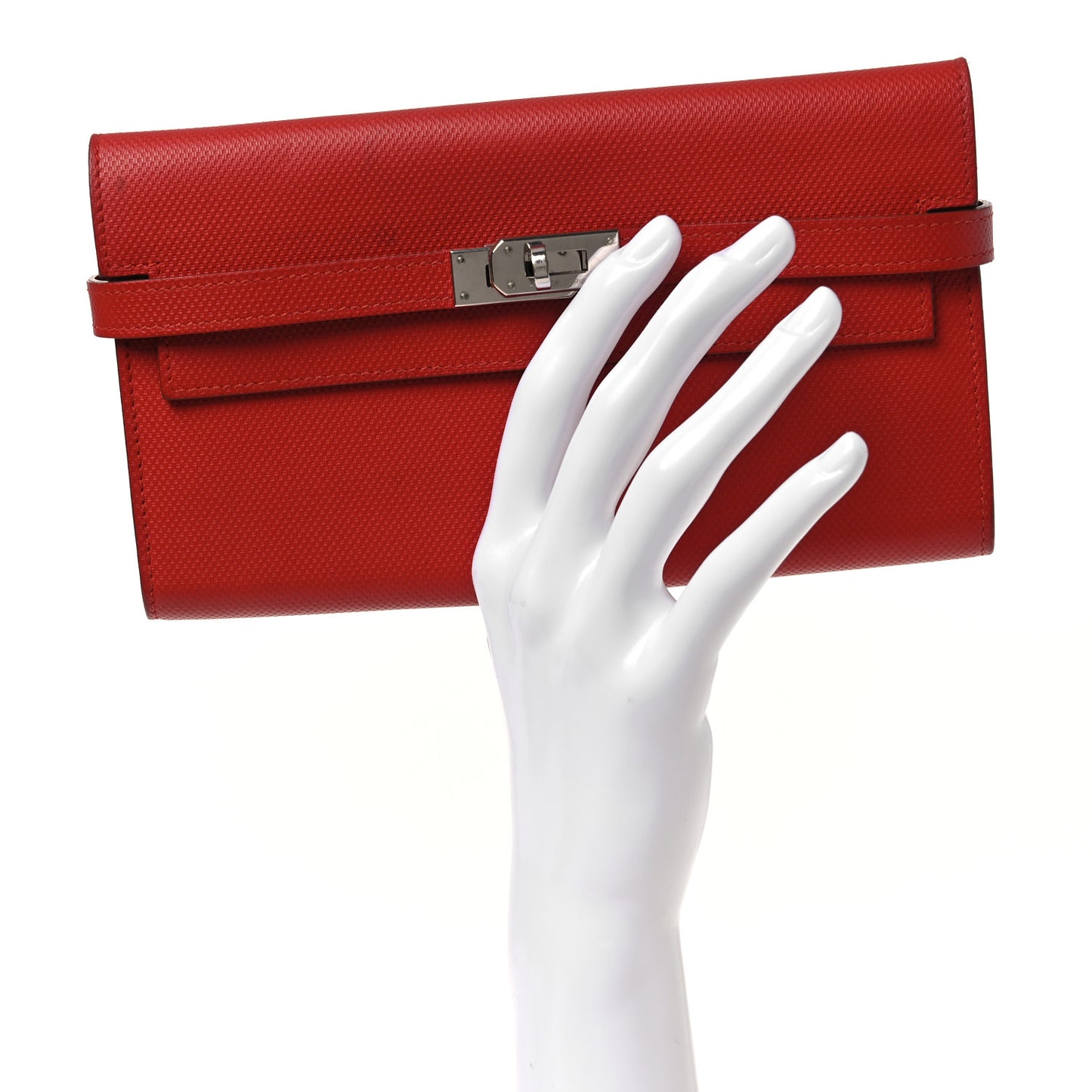 Grain d'H Kelly Longue Wallet Sanguine