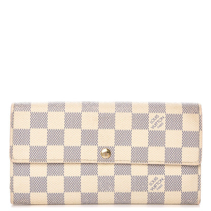 Louis Vuitton Damier Azur Sarah Wallet 1 of 17