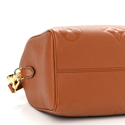 Louis Vuitton Empreinte Monogram Giant Speedy Bandouliere 25 Cognac 8 of 9