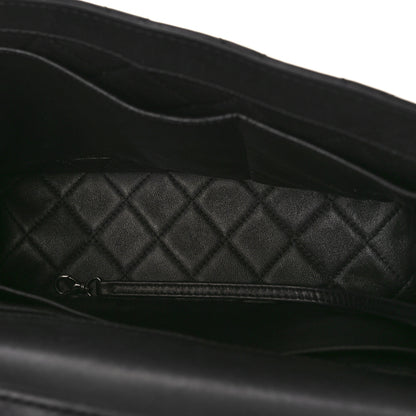 Chanel Calfskin Stitched Large Urban Luxury Top Handle Bag Black 5 of 12