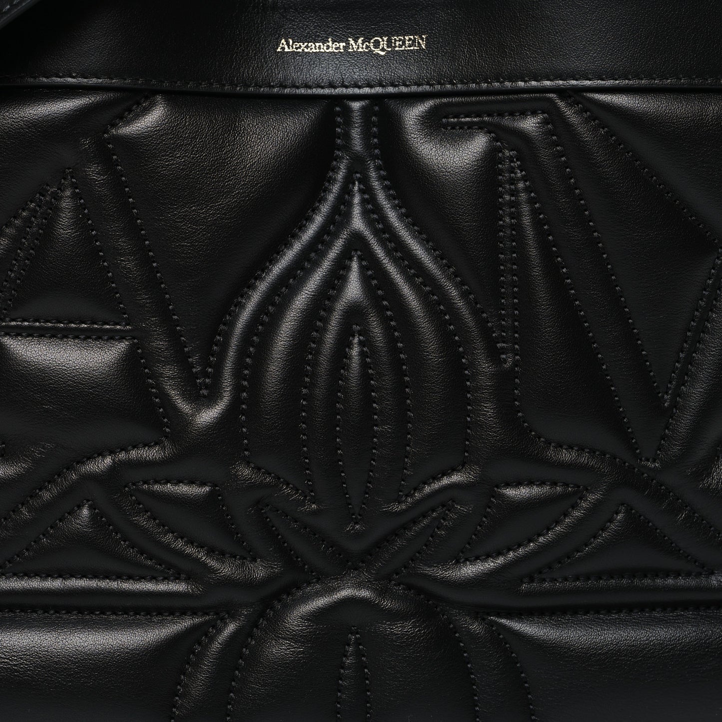 Calfskin Quilted Small The Bow Bag Black