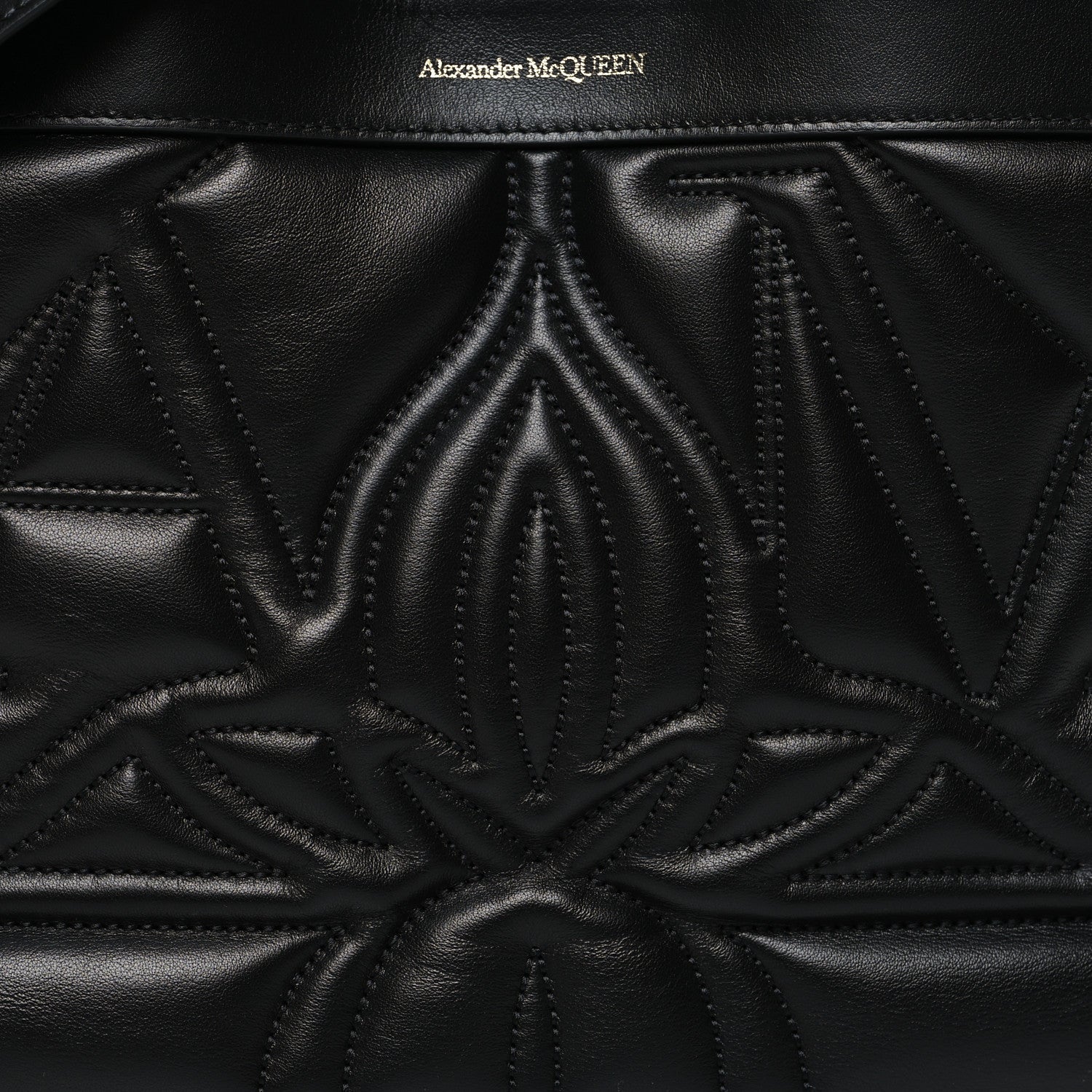 Alexander McQueen Calfskin Quilted Small The Bow Bag Black 9 of 12