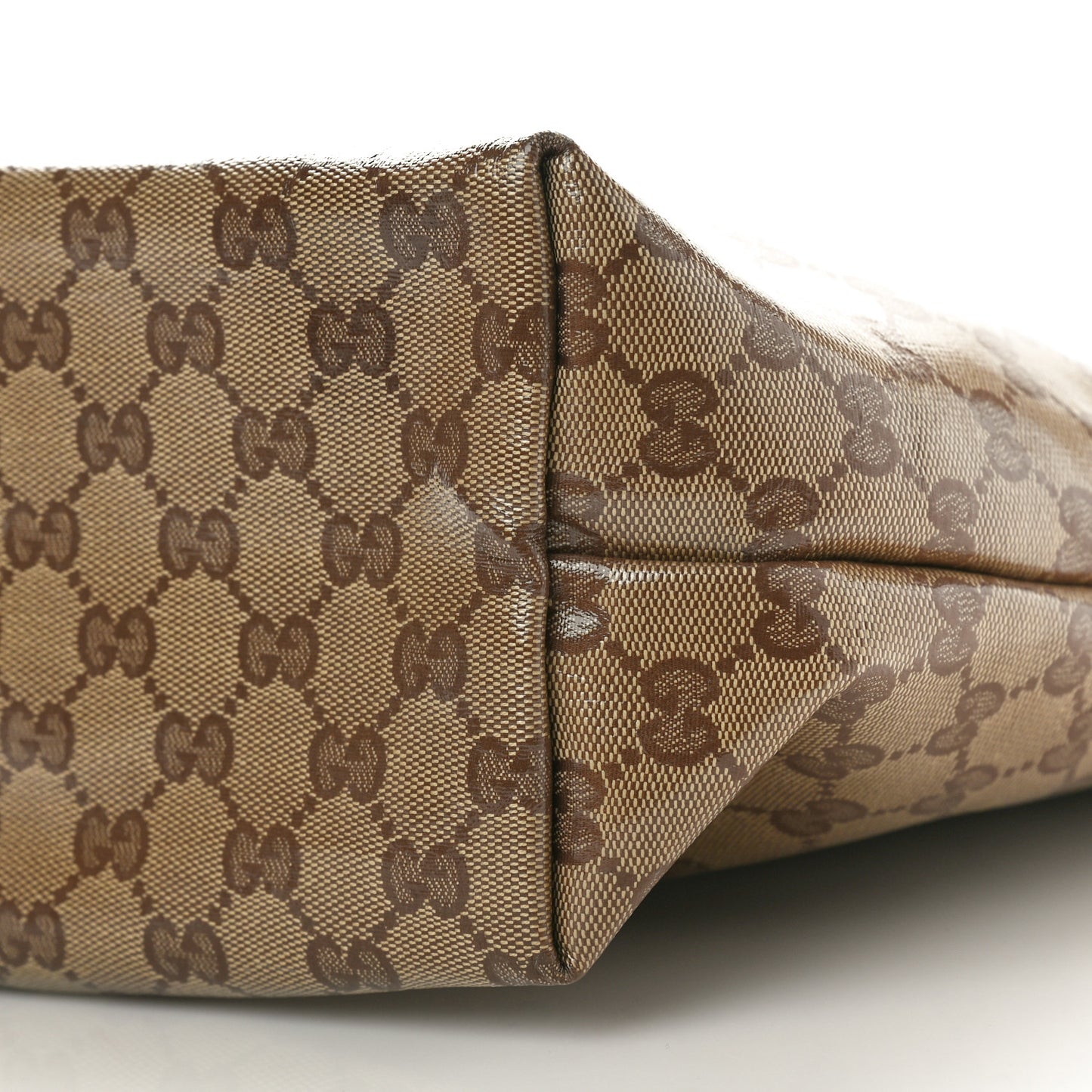 Crystal Monogram Joy Tote Dark Brown