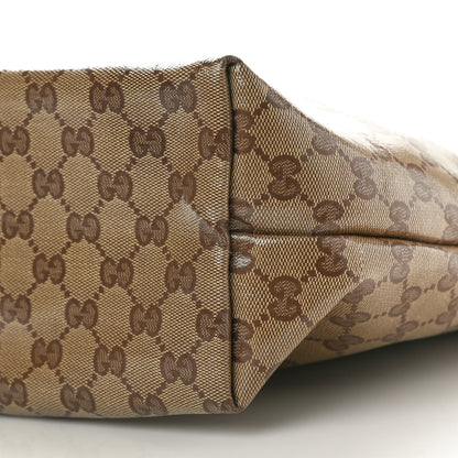 Gucci Crystal Monogram Joy Tote Dark Brown 10 of 11