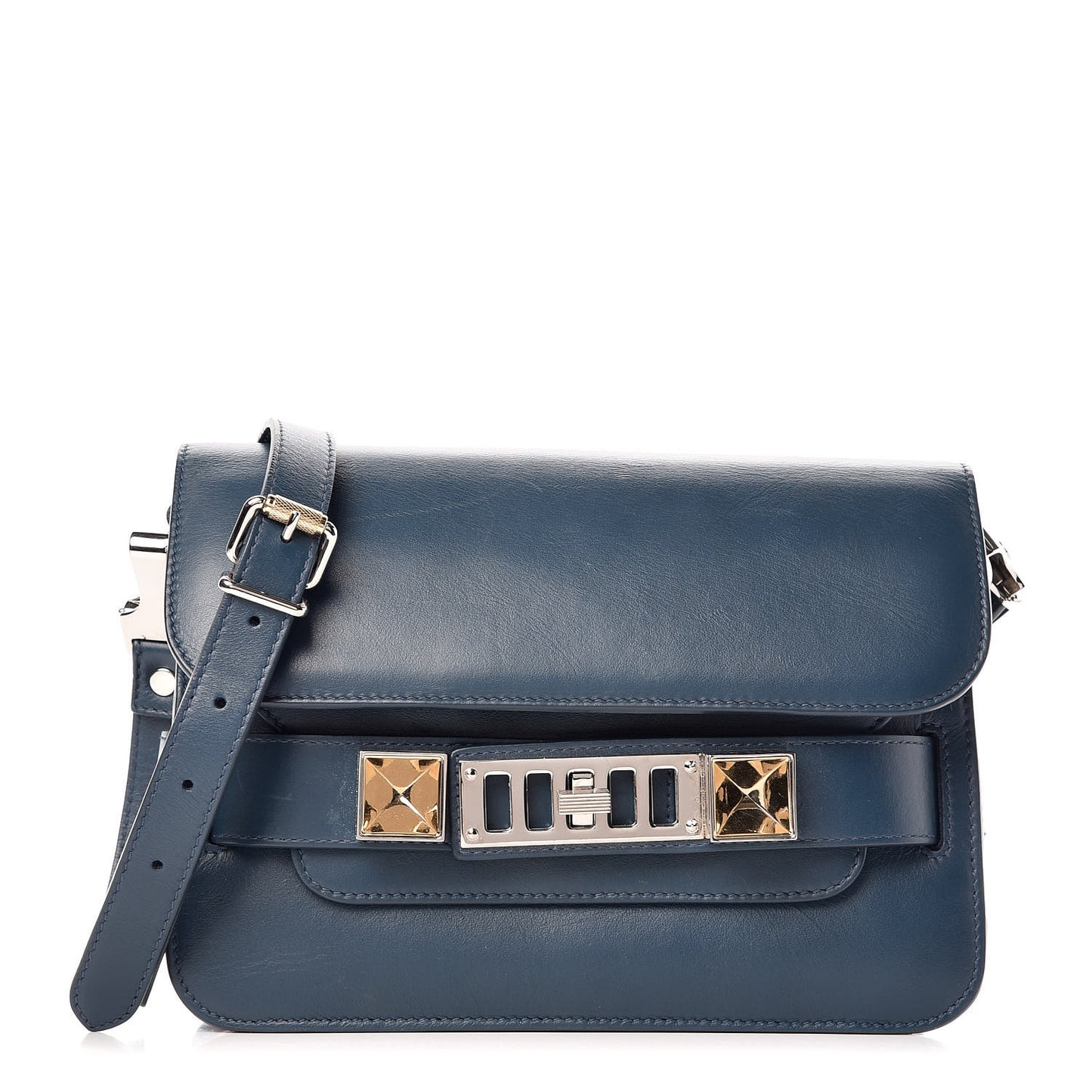 Calfskin Mini PS11 Classic Shoulder Bag Night Club