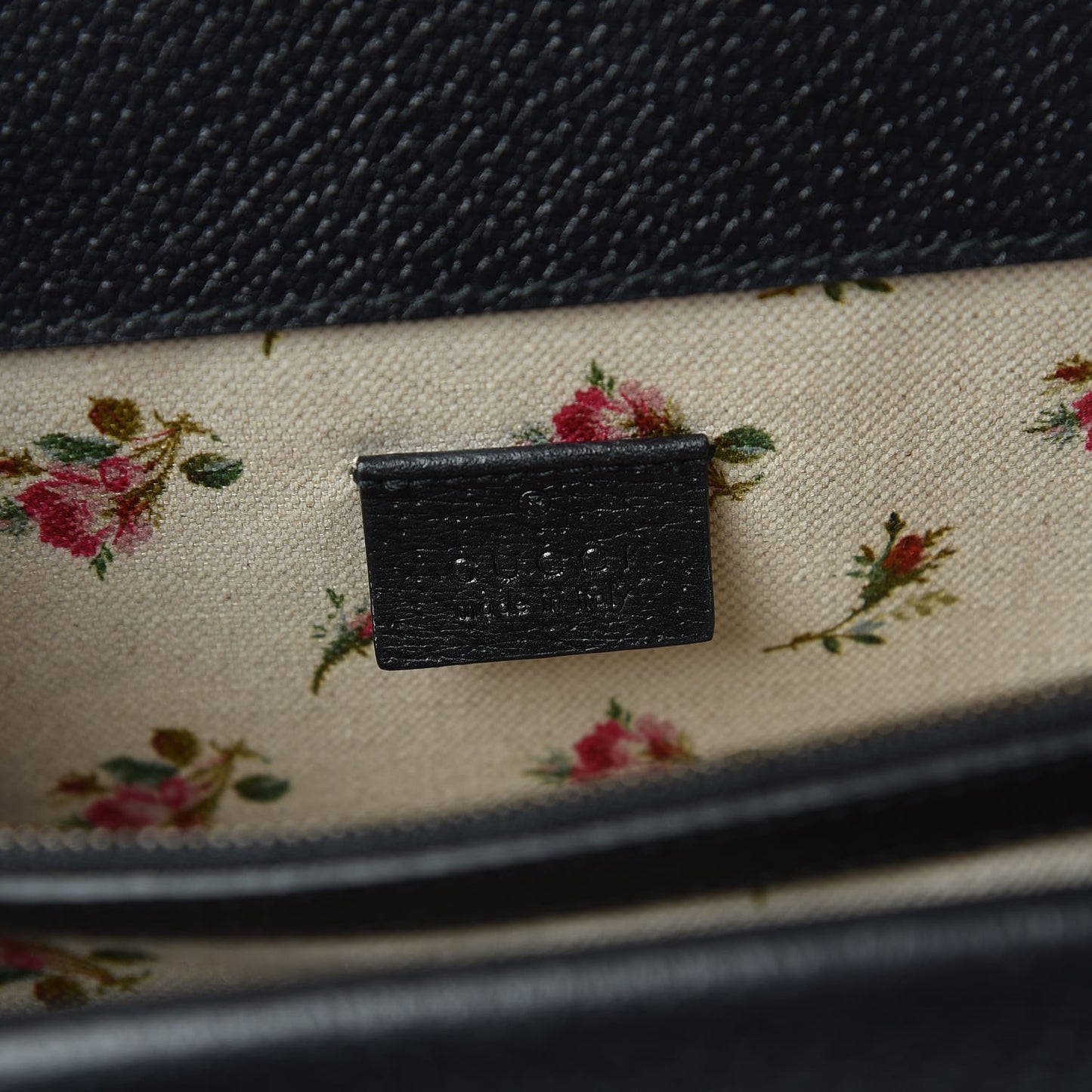 Calfskin Web Medium Dionysus Shoulder Bag Black