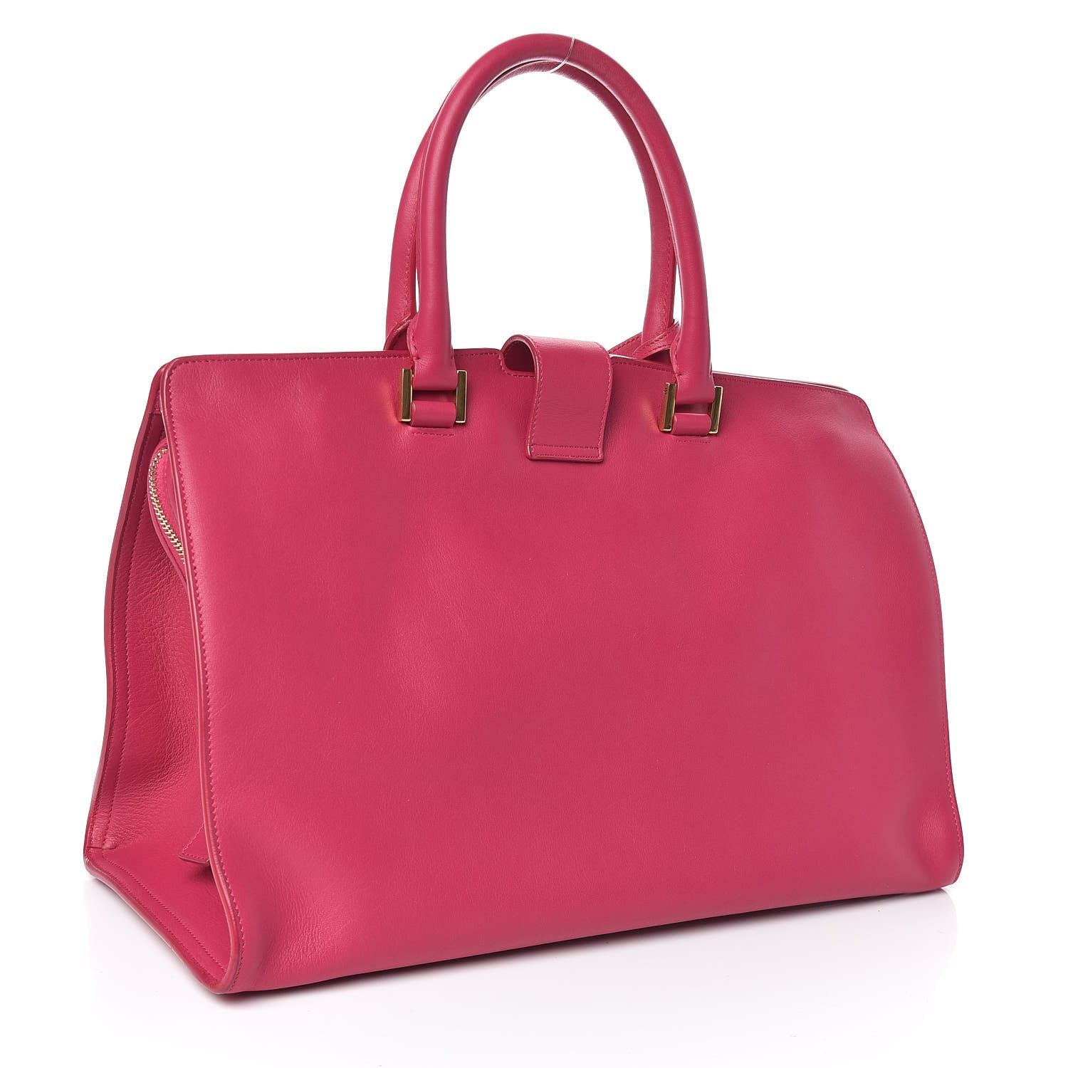 Saint Laurent Calfskin Medium Classic Y Cabas Fuchsia 3 of 10