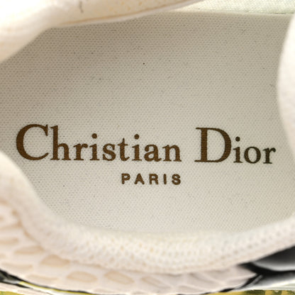 Christian Dior Matte Technical Fabric Mesh Dior Vibe Sneakers 38 White Yellow 7 of 8