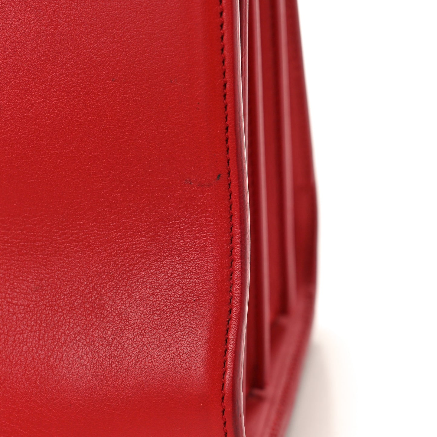 Calfskin Small Sac De Jour Lipstick Red