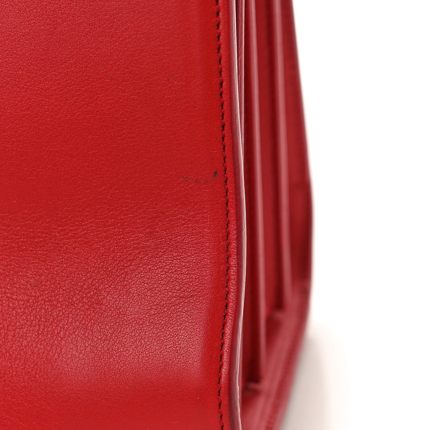Saint Laurent Calfskin Small Sac De Jour Lipstick Red 10 of 11