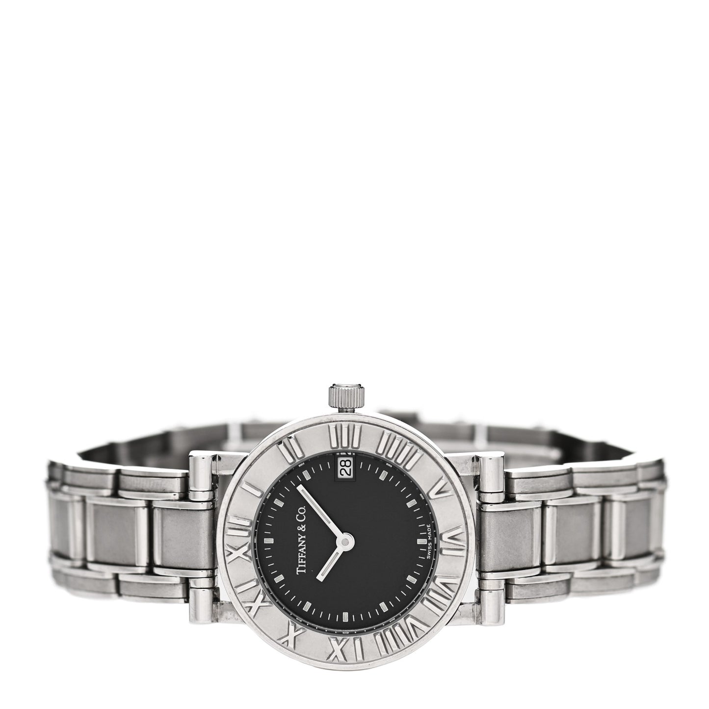 Stainless Steel 25mm Atlas Quartz Watch Black