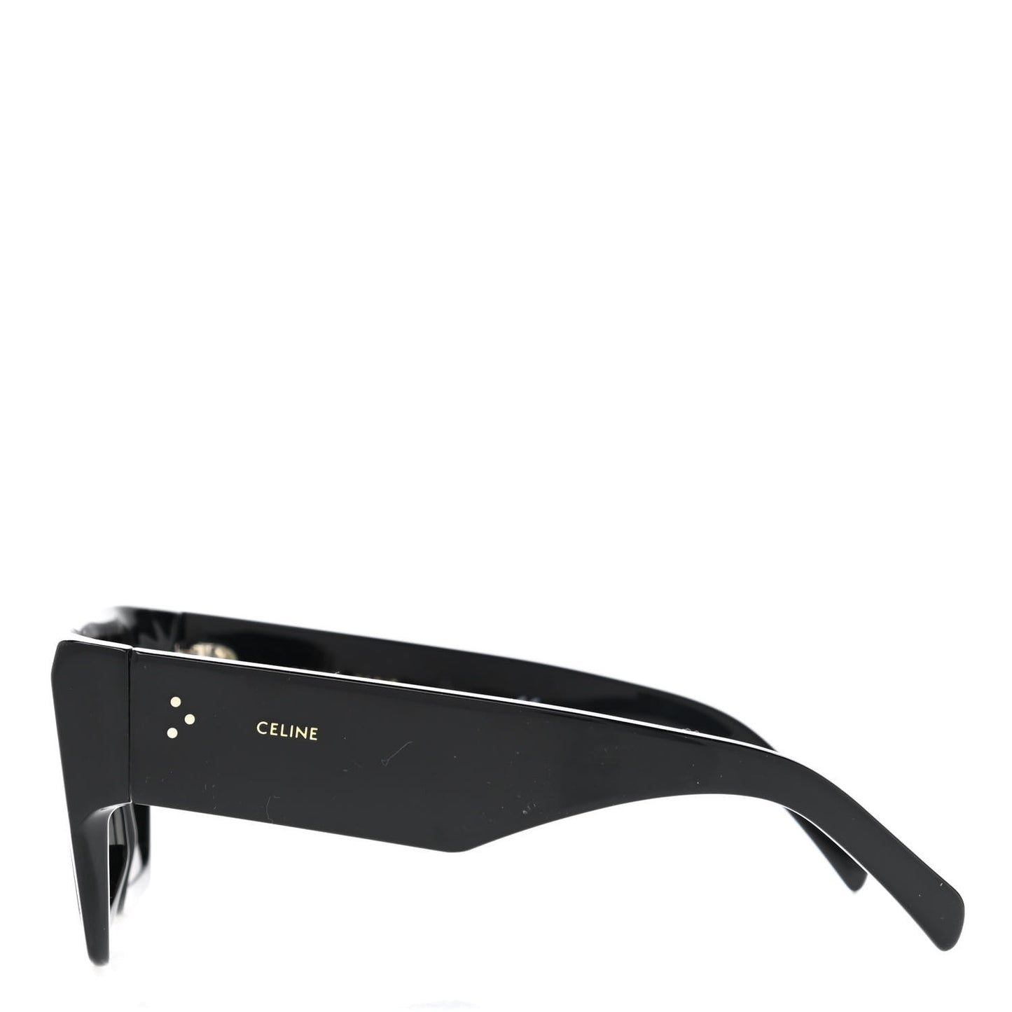 Acetate Chunky Rectangle Sunglasses CL 40092/I Black
