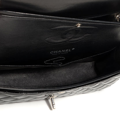 Chanel Patent Quilted Medium Double Flap Black 6 of 9