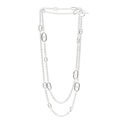 Hermes Sterling Silver Farandole Necklace 120 3 of 6