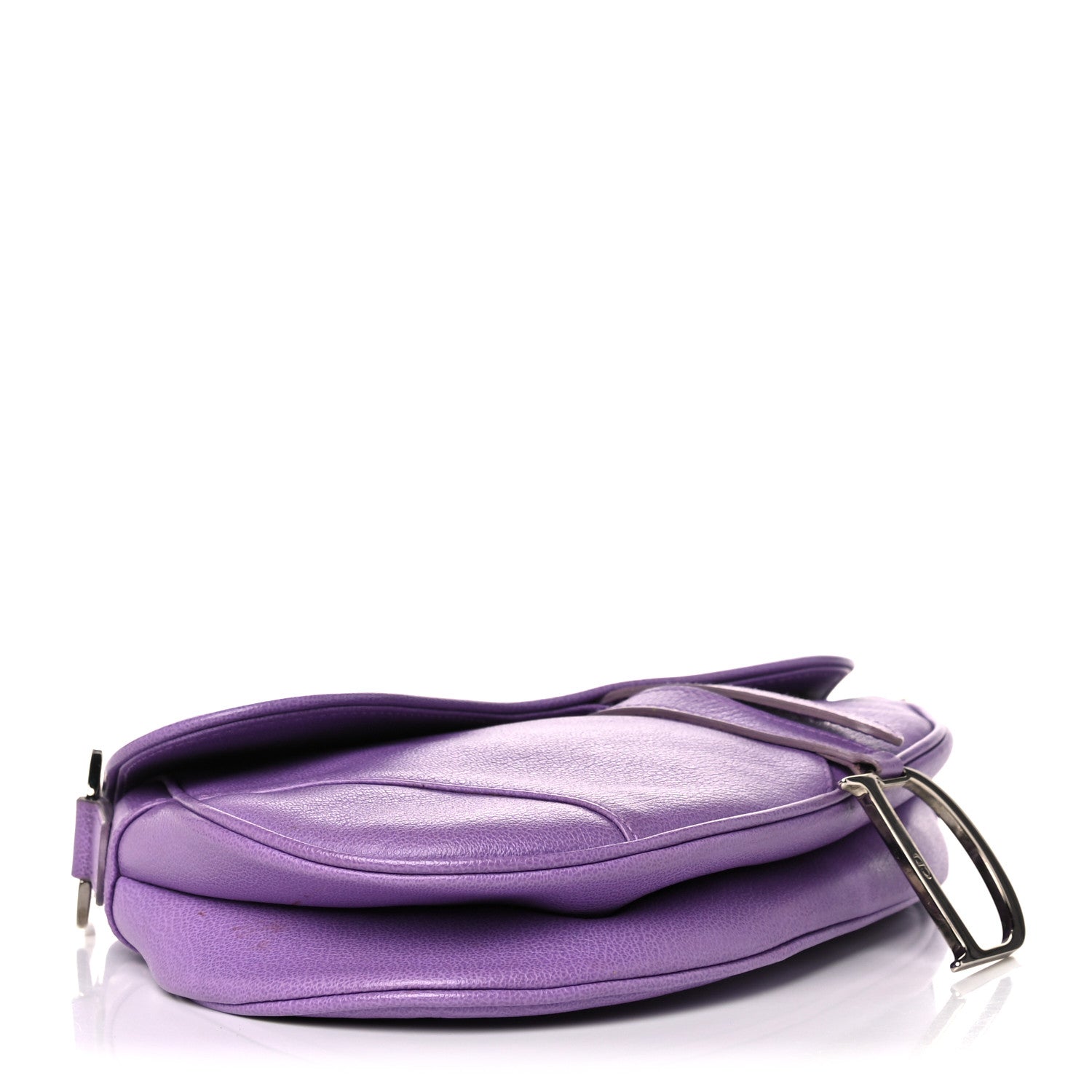 Christian Dior Calfskin Mini Saddle Bag Light Purple 3 of 10