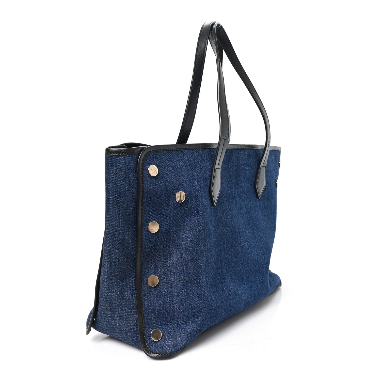 Givenchy Denim Medium Logo Bond Shopper Tote Blue 3 of 10