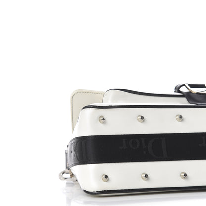 Christian Dior Coated Canvas Crystal Hardcore Bag White 7 of 10