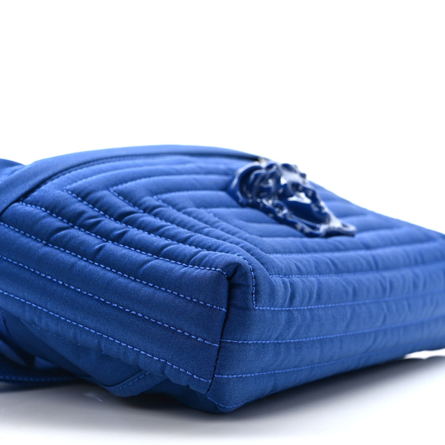 Nylon Palazzo Medusa Belt Bag Blue
