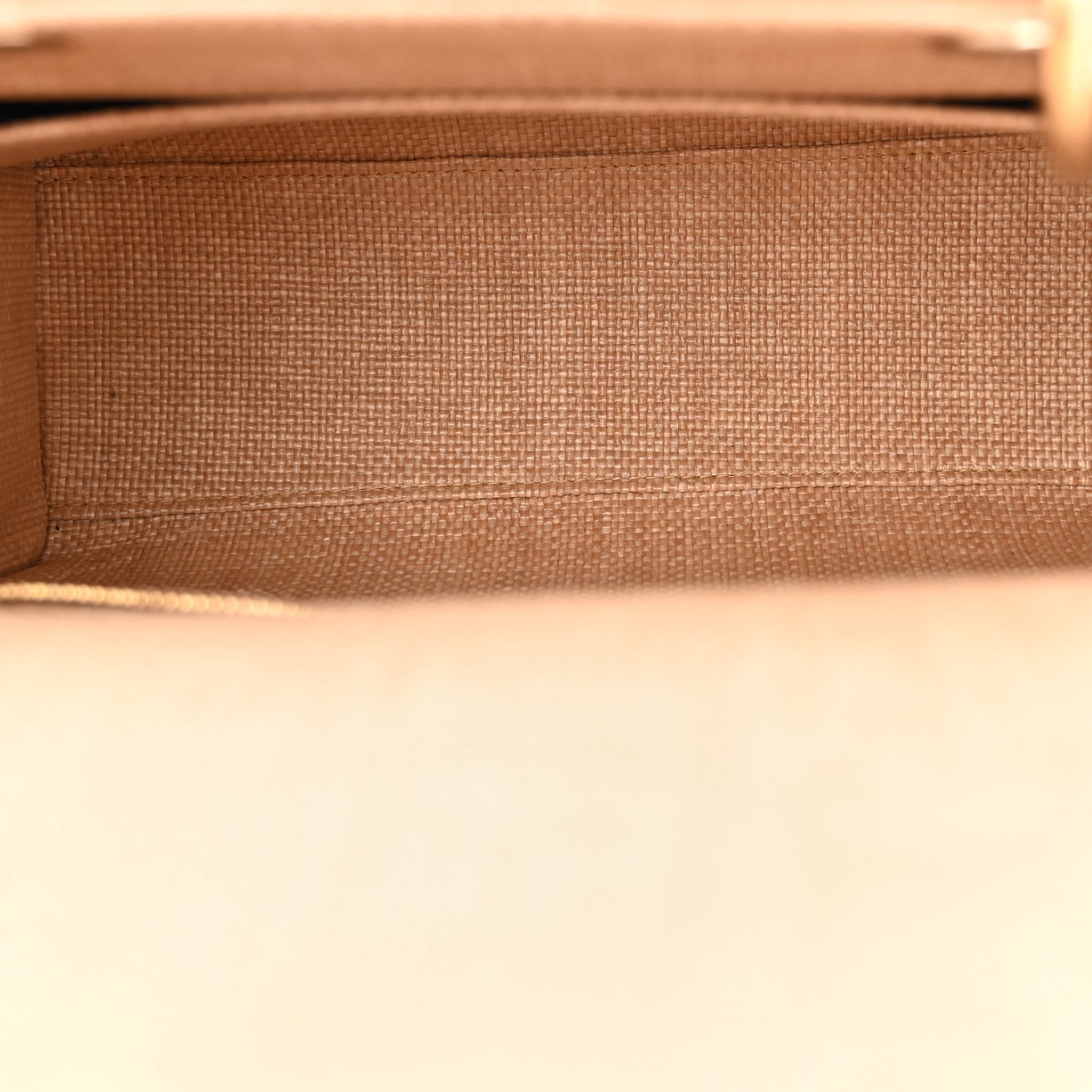 Raffia Medium Lady Dior Bag Beige