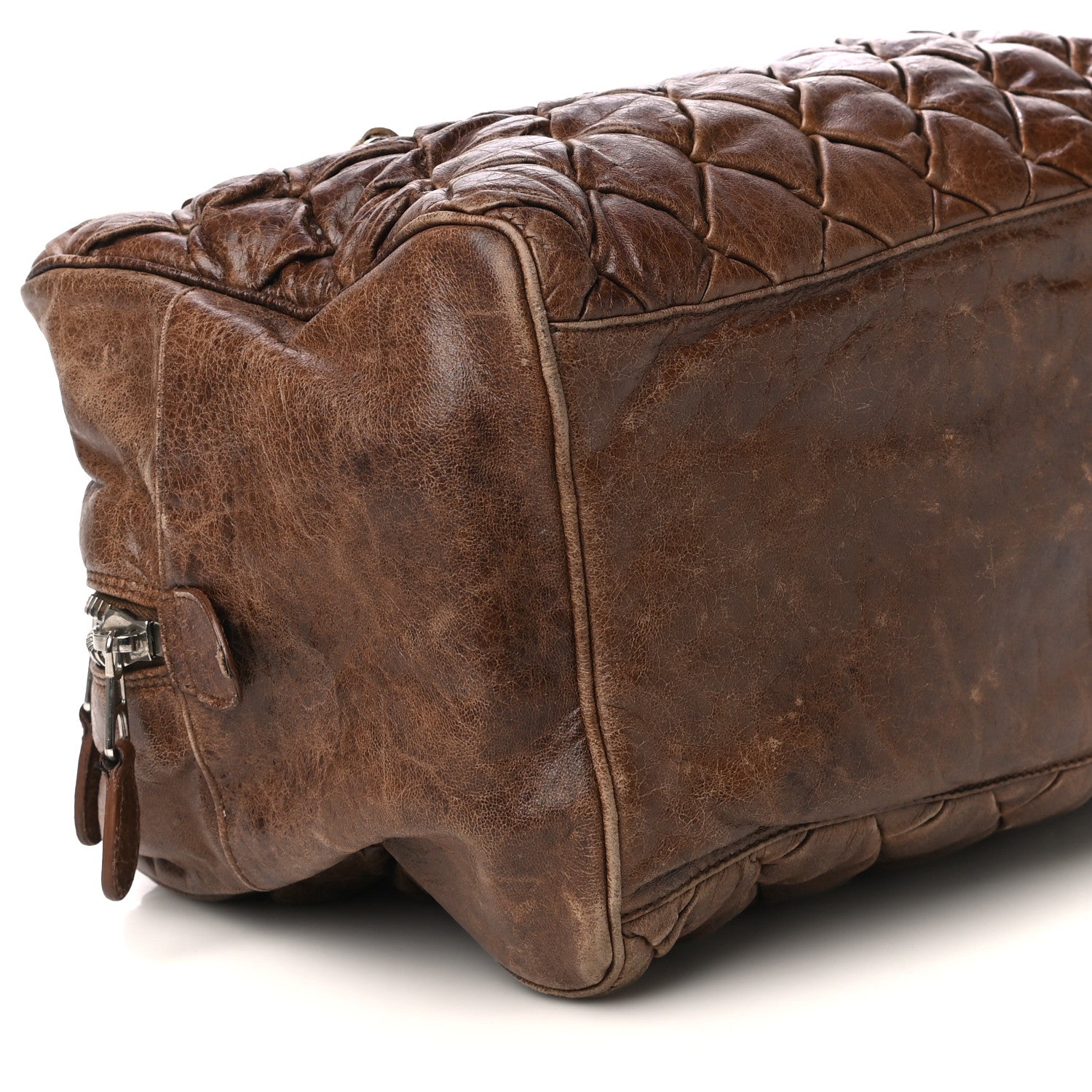 Balenciaga Chevre Quilted Matelasse MM Sienna 8 of 17