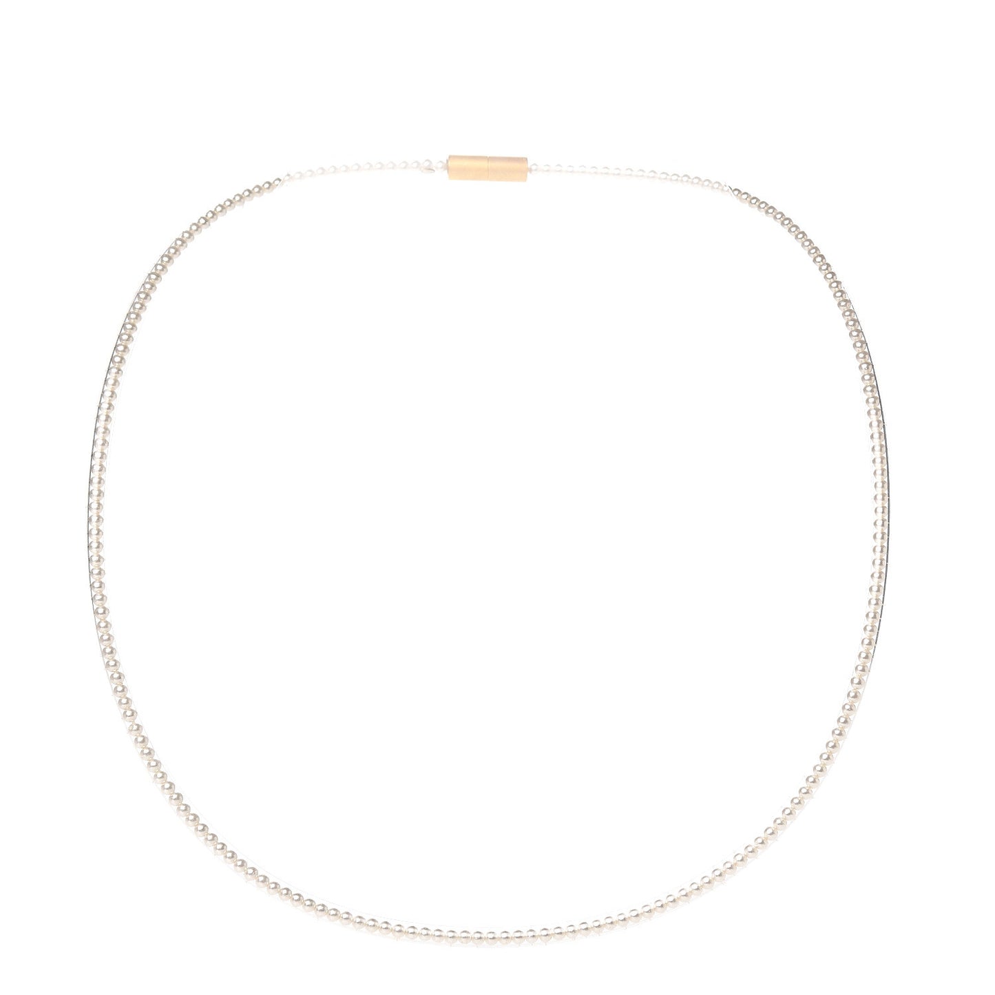 PVC Pearl Necklace Gold