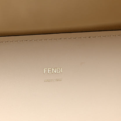 Fendi Vitello King Plexiglass Medium Fendi Sunshine Shopper Tote White Ice 6 of 10