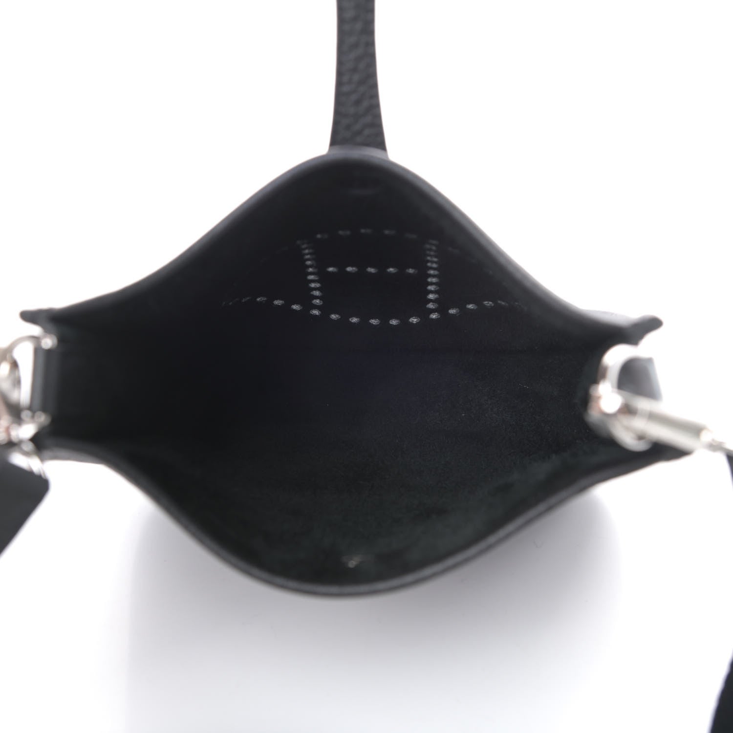 Hermes Taurillon Clemence Evelyne TPM Black 5 of 11